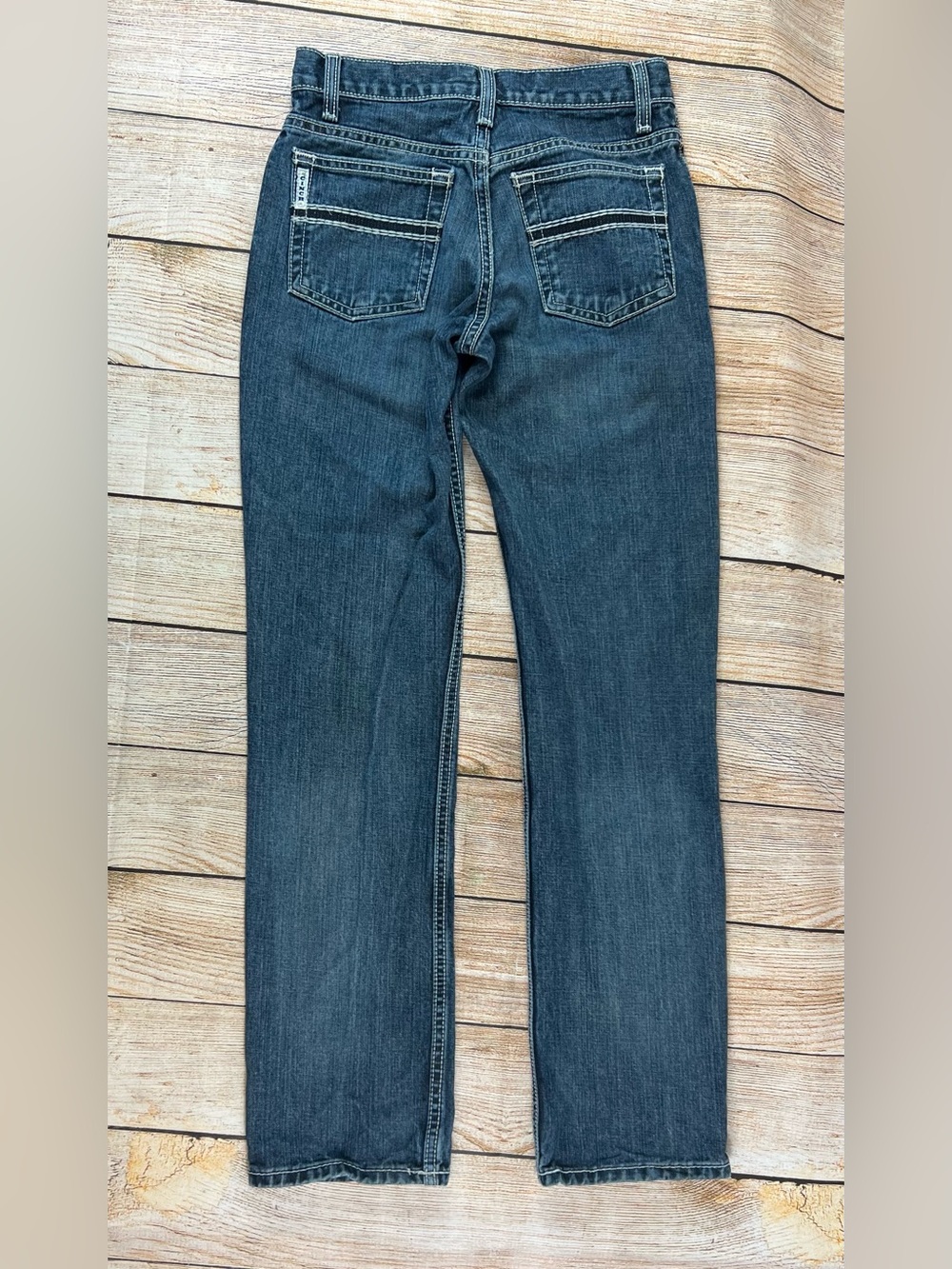 Cinch Western White Label 019 Rigid Dark Stone Relaxed Fit Straight Leg 27X32